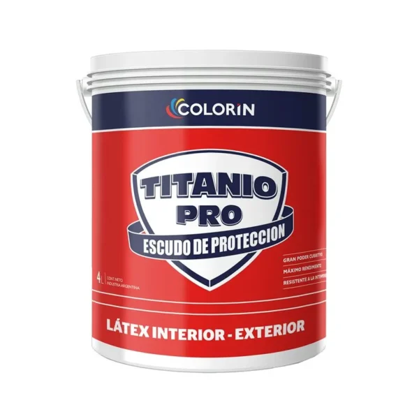 172746-800-auto Latex interior-exterior Titanio Pro Colorin 4Lts