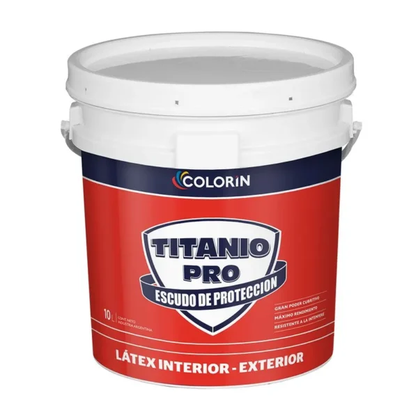 Latex interior-exterior Titanio Pro Colorin 10Lts