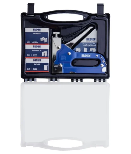 159943-800-auto Engrampadora Triple con Maletin Bremen