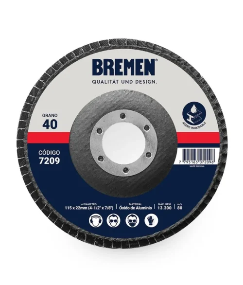 Discos Flap - Óxido de Aluminio Bremen