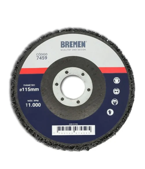 Discos Abrasivos de Fibra Gruesa para Amoladora Bremen