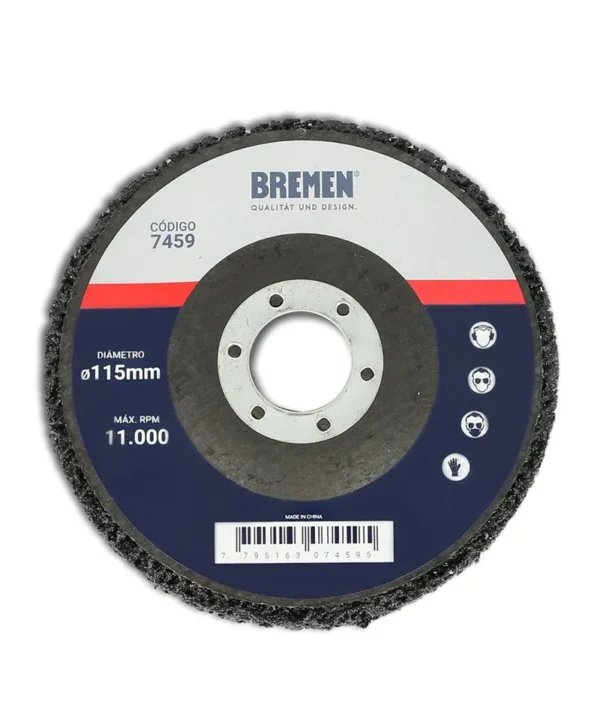 160396-800-auto Discos Abrasivos de Fibra Gruesa para Amoladora Bremen