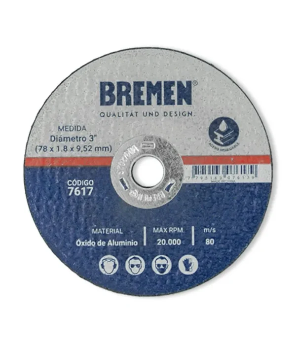 160408-800-auto Disco de Corte para Cortadora de Alta Velocidad Bremen