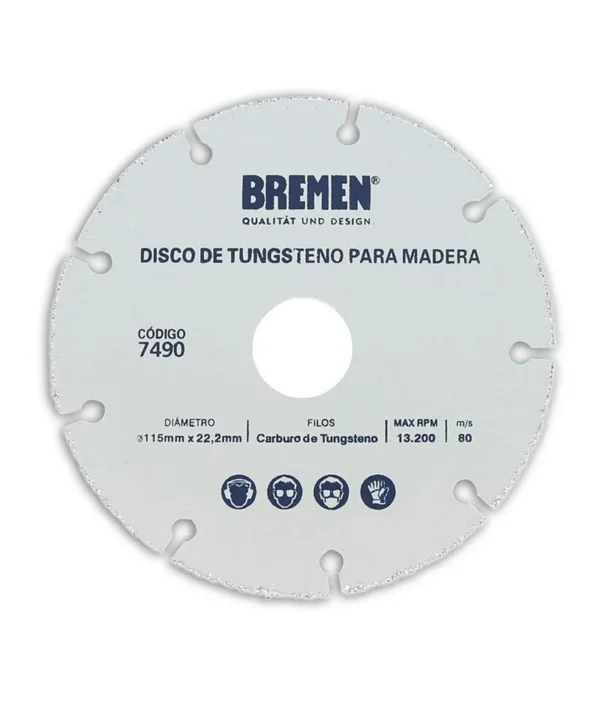 160424-800-auto Disco de Tungsteno para Madera Bremen