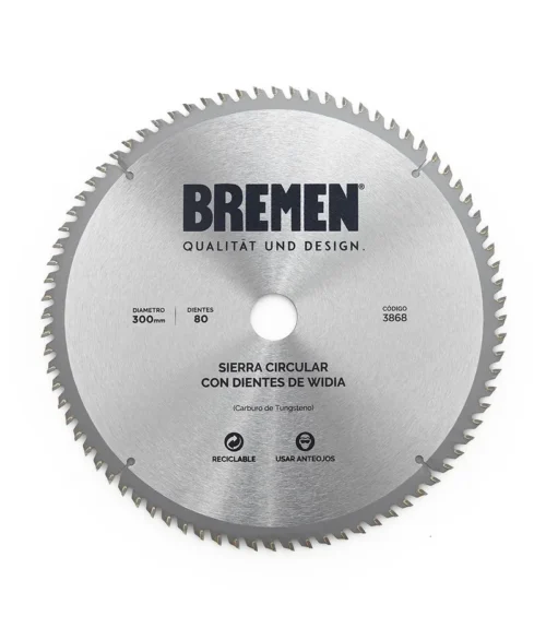 Sierra Circular con Dientes de Widia Bremen