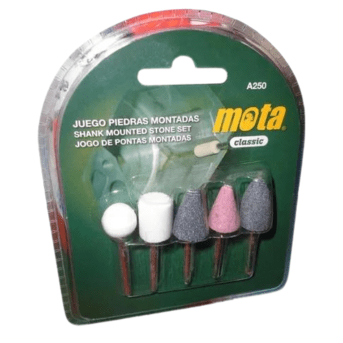 Juegos de piedras montadas para taladro Mota P250