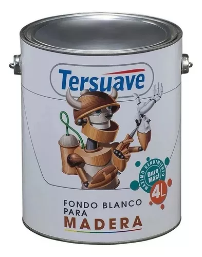 Fondo blanco para madera tersuave