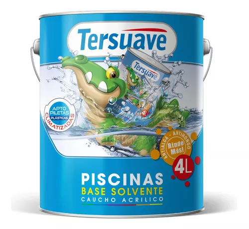 Pintura para piscina base solvente