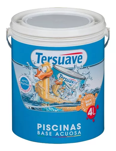 Pintura para piscina base acuosa