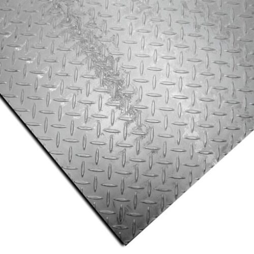 Chapa antideslizante estampada y semillada