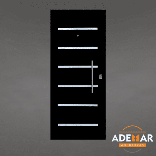 Puerta Ademar Linea Italiana 610AB Negra