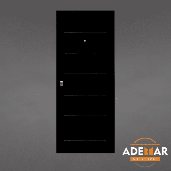 Puerta Ademar Linea Italiana 610 Negra