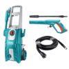 7 Hidrolavadora Pistola Lanza auto TOTAL 2000w 150bar de presión máxima