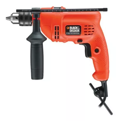 D_NQ_NP_725998-MLA43401604440_092020-O Taladro percutor eléctrico de 13mm Black+Decker TM600 600W + accesorio 220V 50Hz